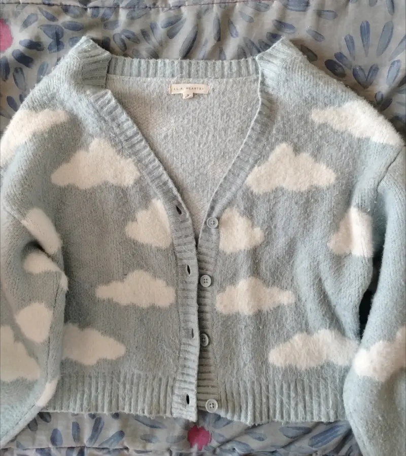 Cardigan de lana