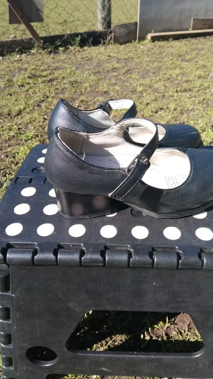 Zapatos de huasita para niña negros - 3