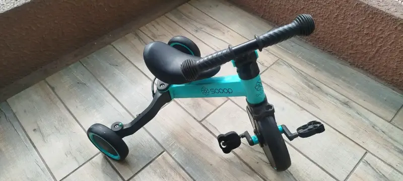 Triciclo infantil Scooop plegable azul - 1