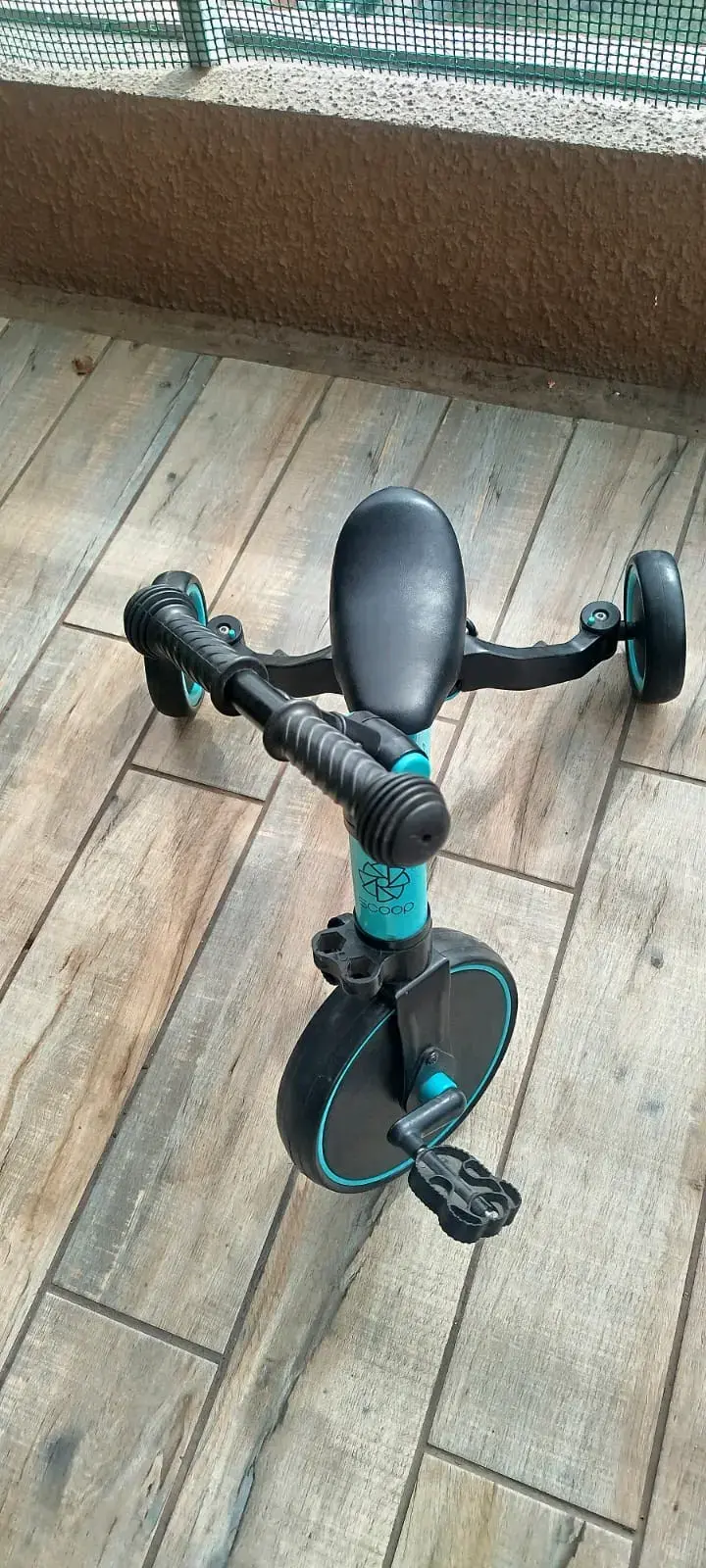 Triciclo infantil Scooop plegable azul - 2