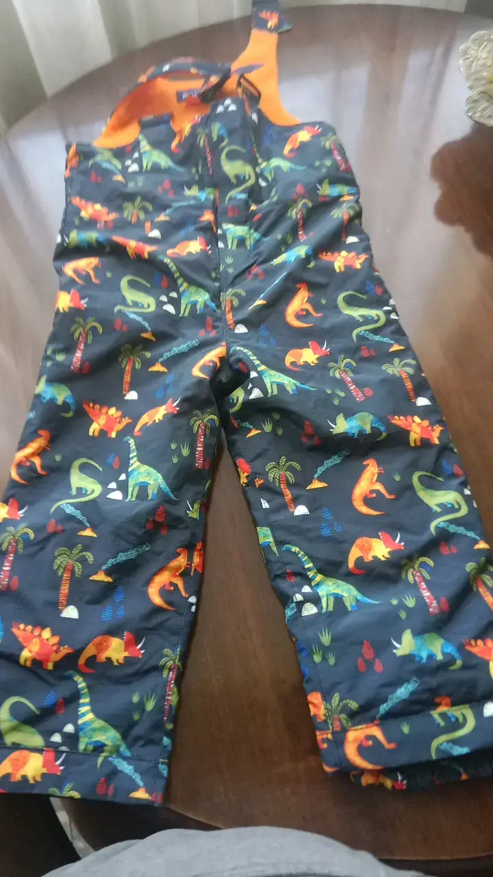 Conjunto de nieve infantil con diseño de dinosaurios - 3