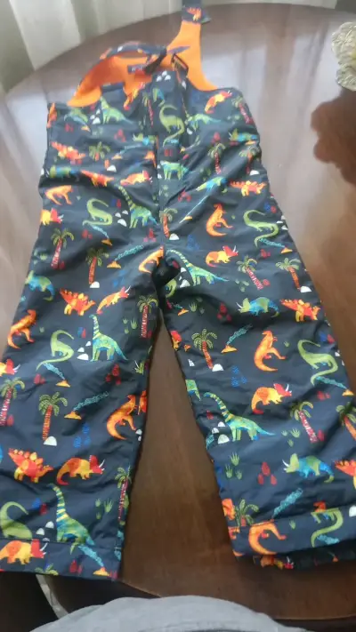 Conjunto de nieve infantil con diseño de dinosaurios - miniatura 3