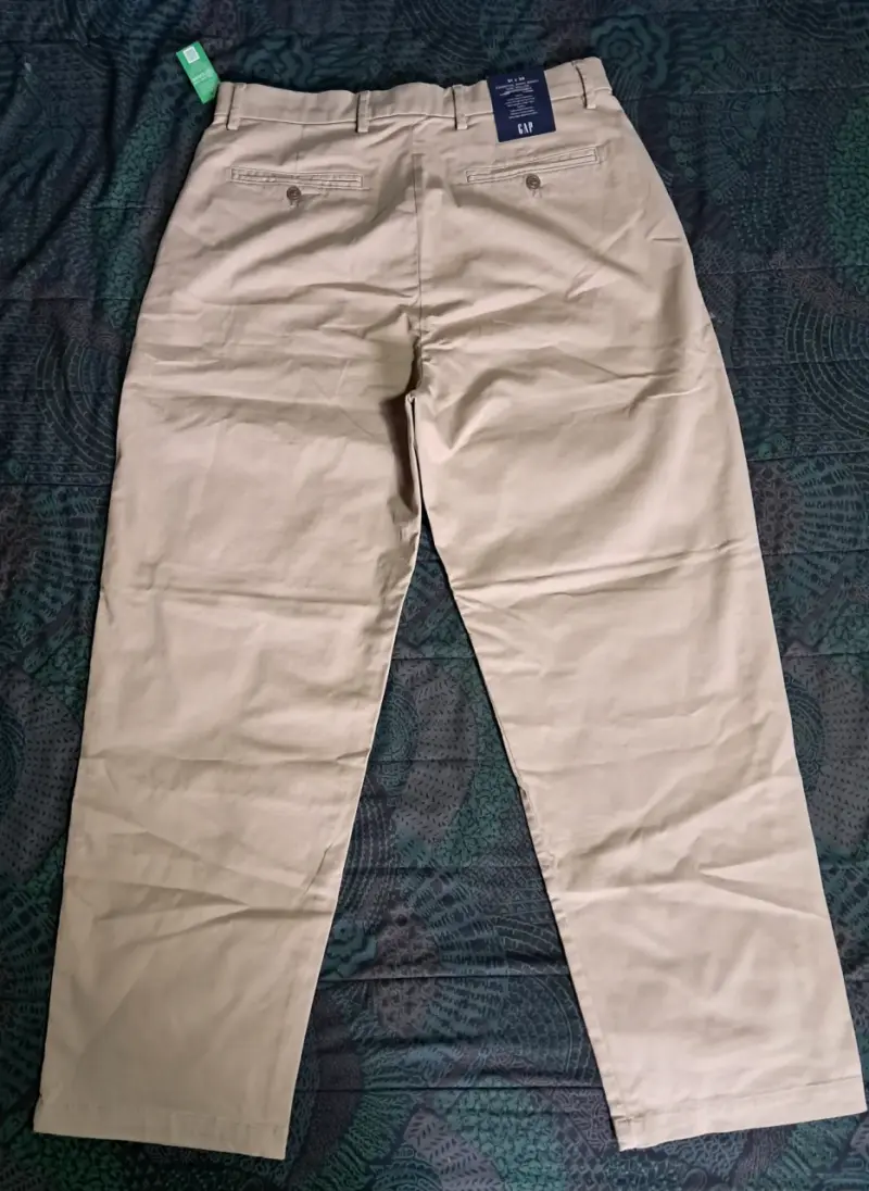 Pantalones khaki baggy GAP para hombre - 3