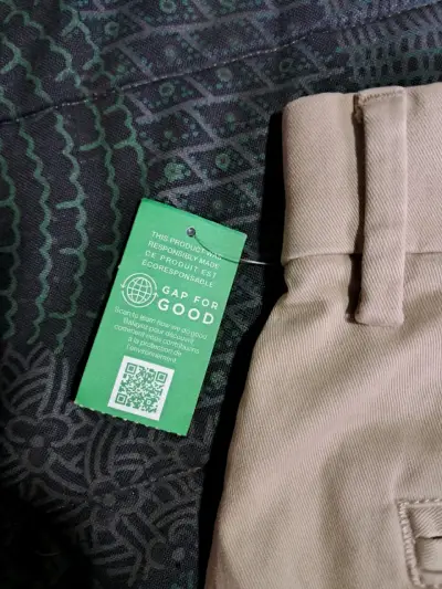 Pantalones khaki baggy GAP para hombre - miniatura 6