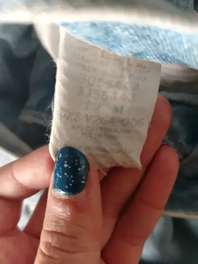 Jeans de mezclilla azul claro para mujer talla M - miniatura 2