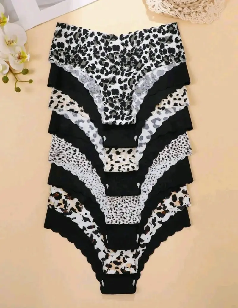 Pack de 8 calzones de animal print multicolor - 3