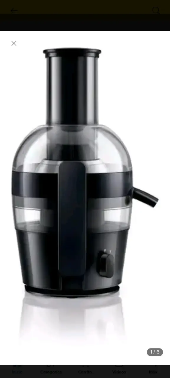 Extractor de Jugo Philips Negro Compacto - 1