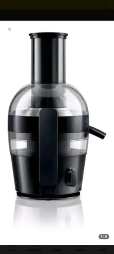 Extractor de Jugo Philips Negro Compacto - miniatura 1