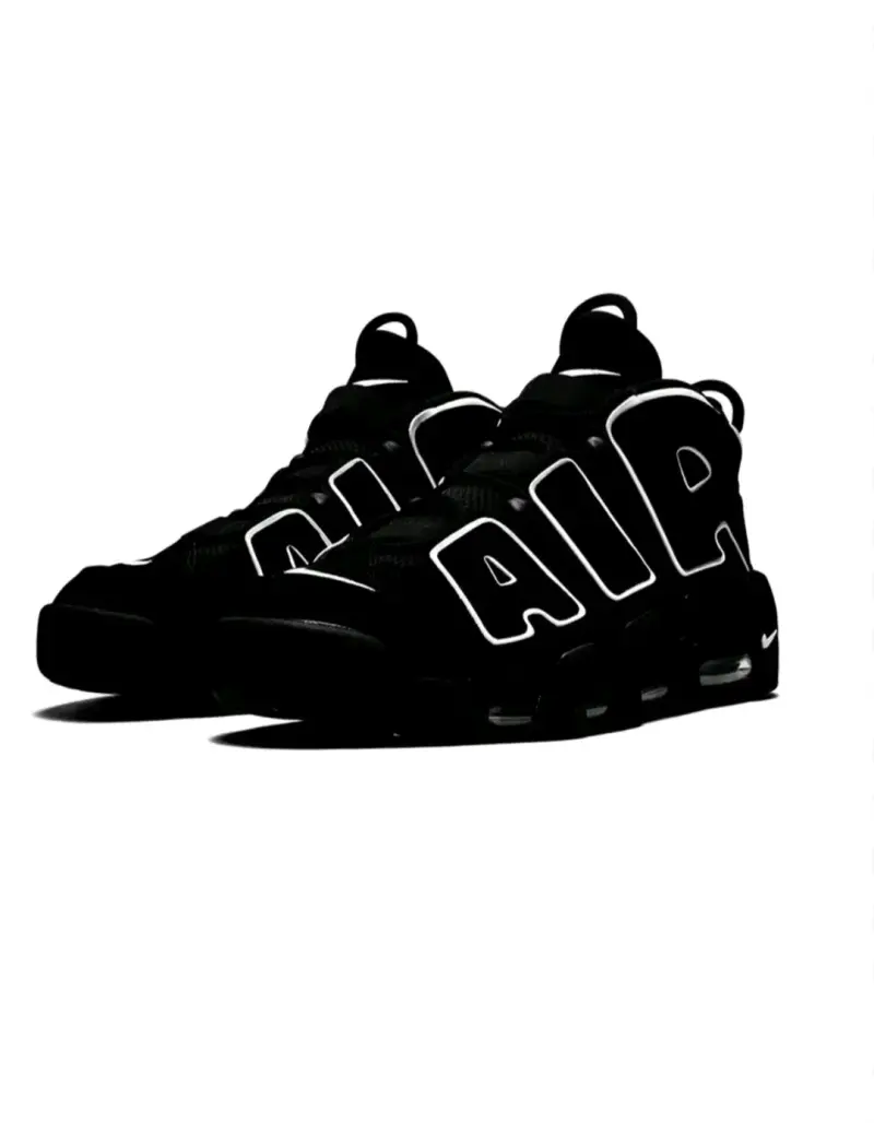 Zapatillas deportivas negras Nike Air Uptempo