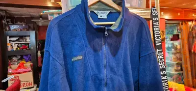 Chaqueta polar azul Columbia para hombre - miniatura 3