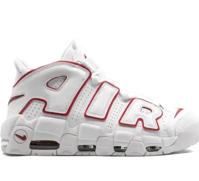 Zapatillas deportivas blancas con detalles rojos - miniatura 2