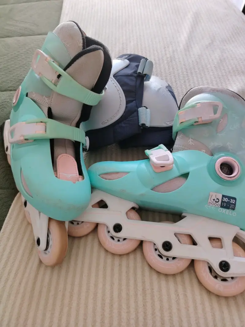 Patines en línea Oxelo para niños con protecciones - 1