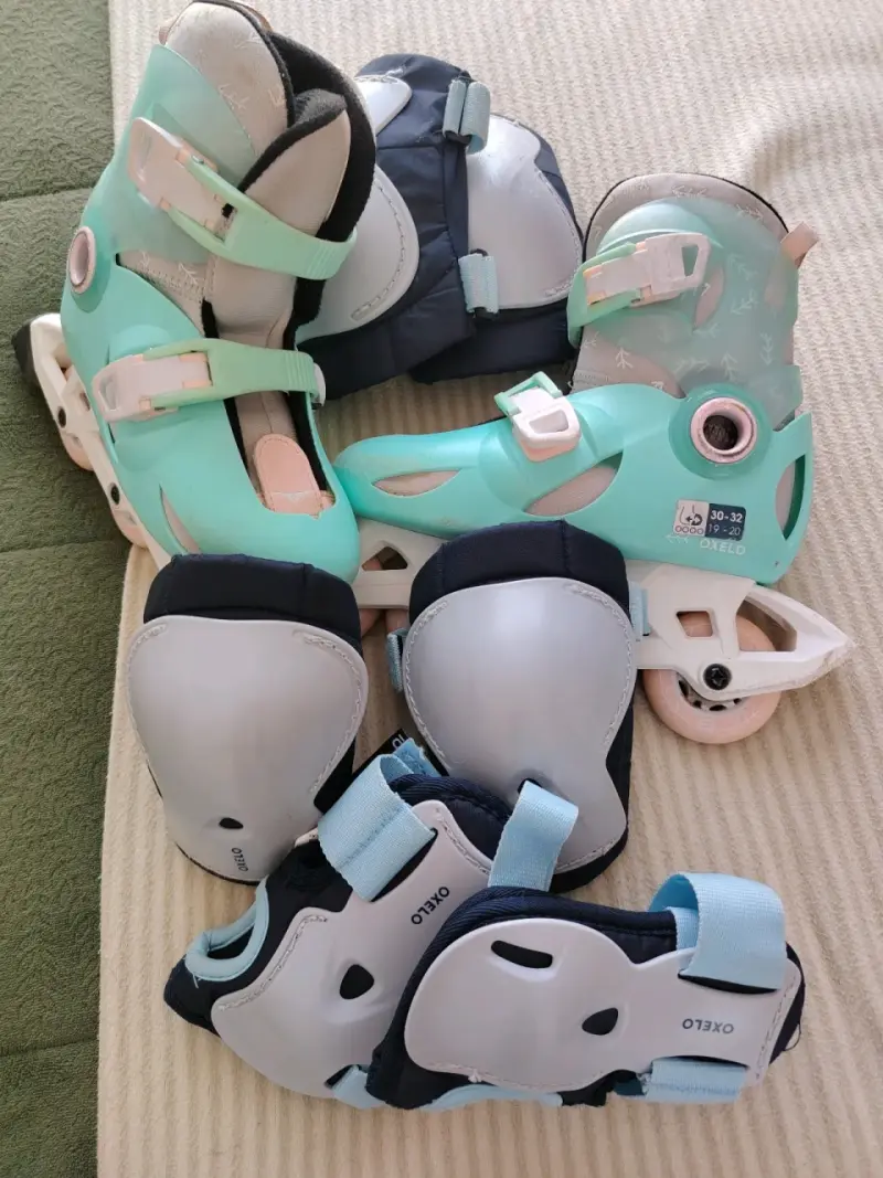 Patines en línea Oxelo para niños con protecciones - 2