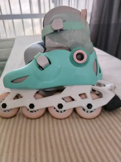 Patines en línea Oxelo para niños con protecciones - miniatura 3