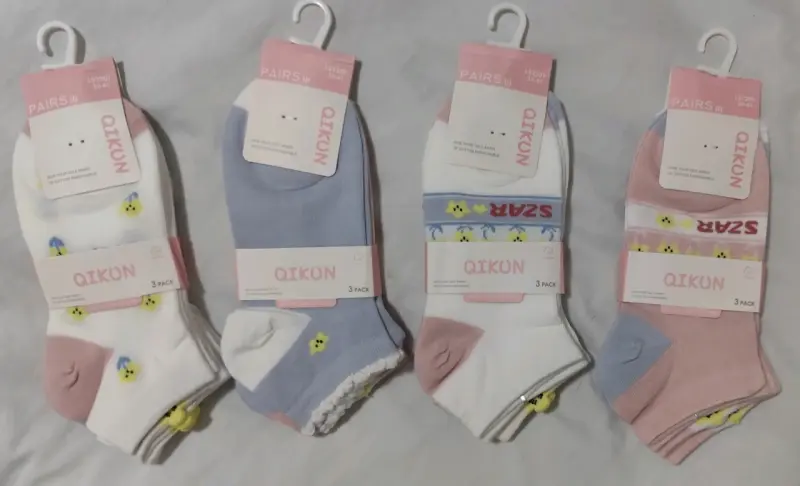 Pack de calcetines Qikun de algodón para mujer - 2