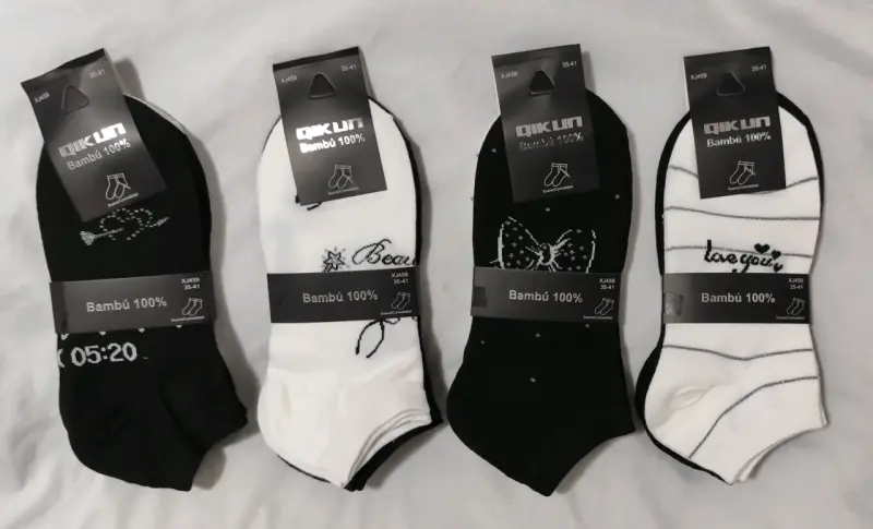 Pack de calcetines Qikun de algodón para mujer - 6