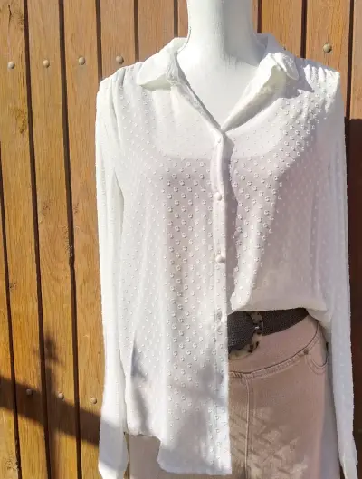 Sobrecamisa de gamuza en varios colores para mujer - miniatura 6