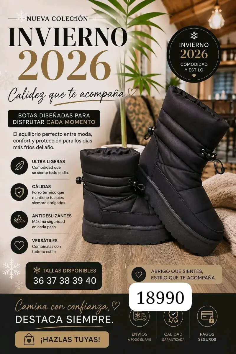 Botas de cuero marrón con tachas decorativas - 5
