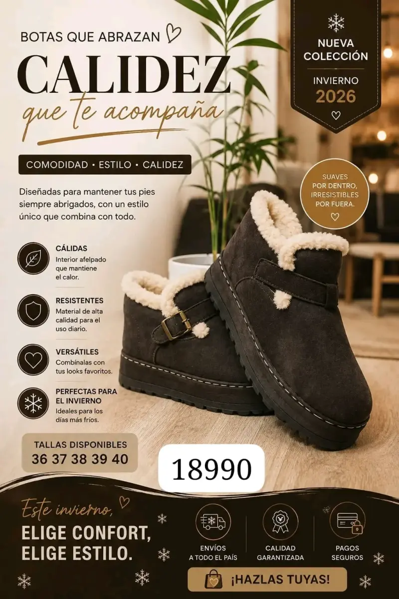 Botas de cuero marrón con tachas decorativas - 6
