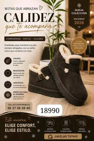 Botas de cuero marrón con tachas decorativas - miniatura 6