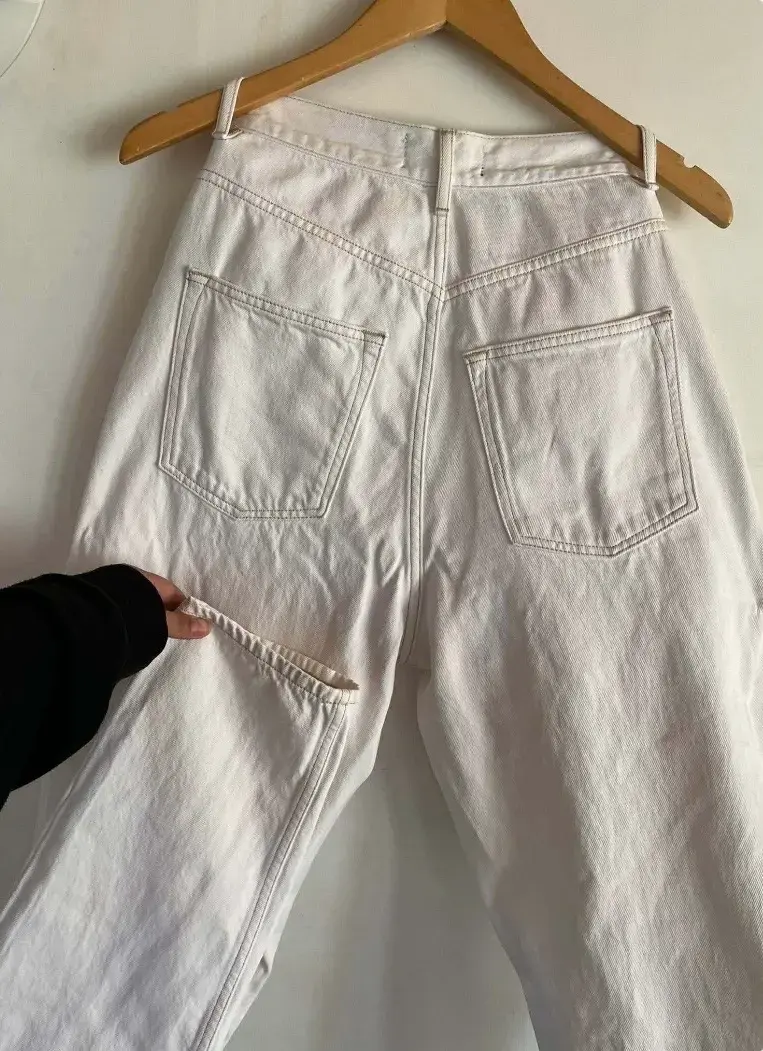 Jeans blancos ASOS talla 36 - 2