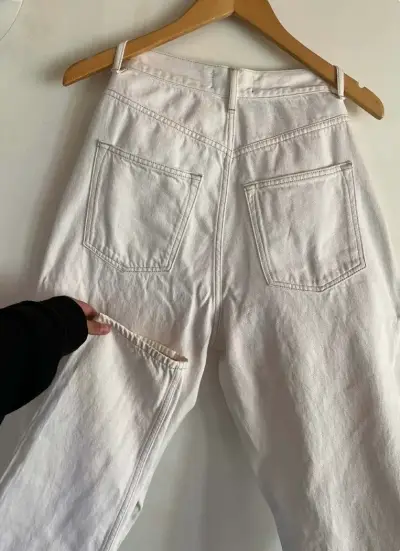Jeans blancos ASOS talla 36 - miniatura 2