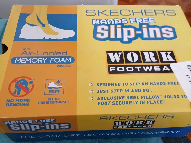 Zapatillas Skechers Work negras antideslizantes - 5