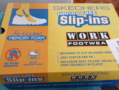 Zapatillas Skechers Work negras antideslizantes - miniatura 5