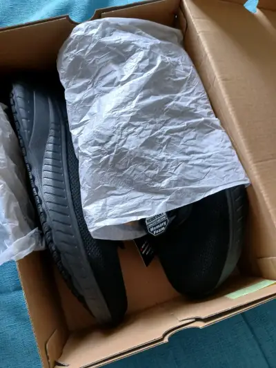 Zapatillas Skechers Work negras antideslizantes - miniatura 6