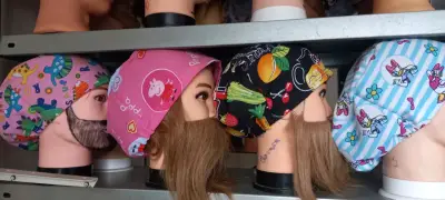 Gorros quirúrgicos estampados coloridos - miniatura 3