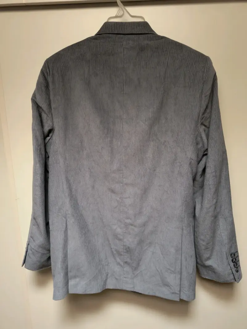 Blazer de pana gris para hombre talla 48 - 2