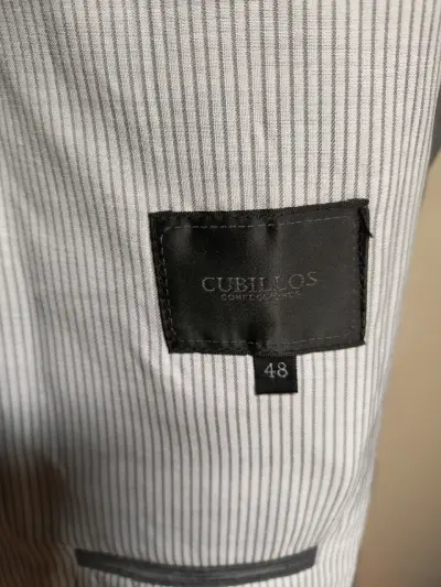 Blazer de pana gris para hombre talla 48 - miniatura 5