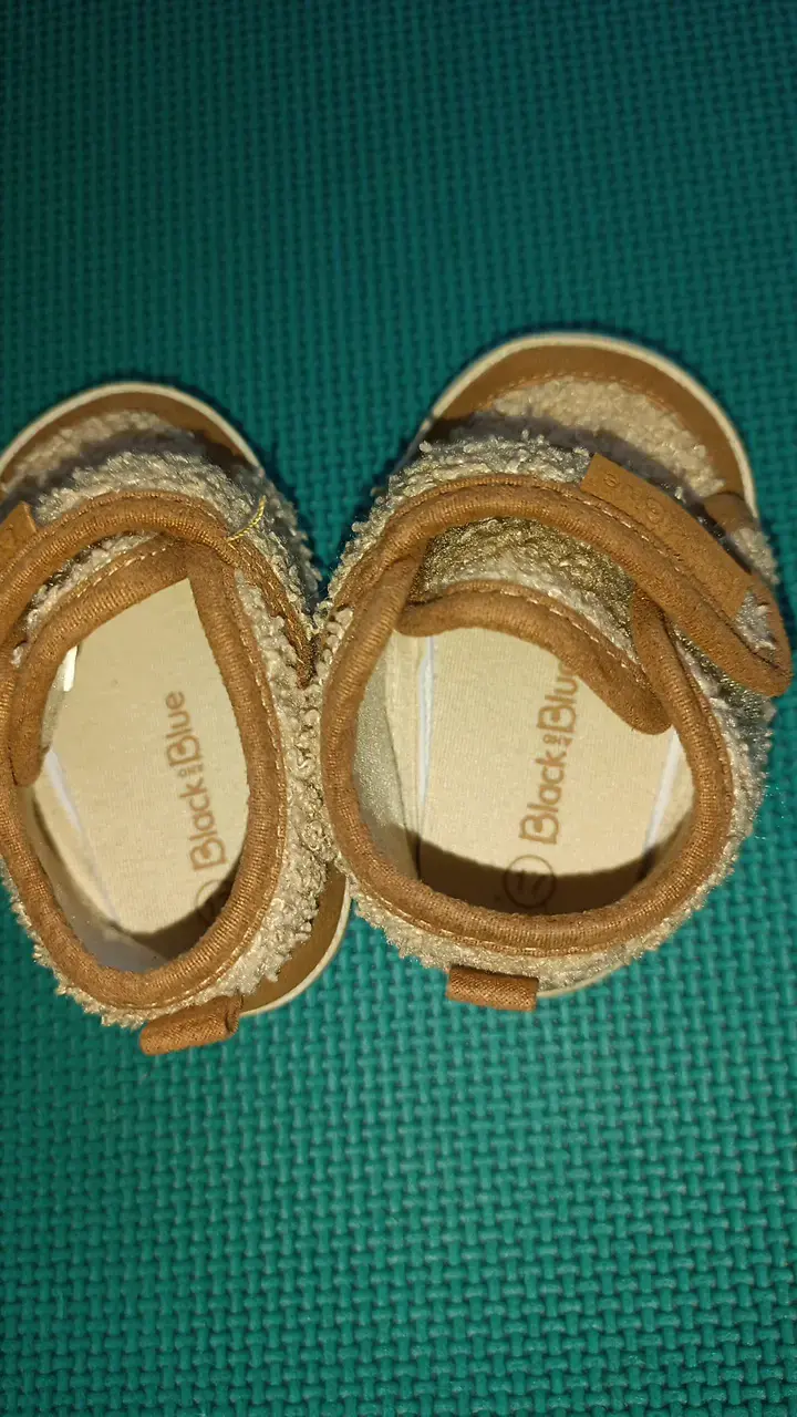 Zapatos de bebé BlackBlue con velcro - 4
