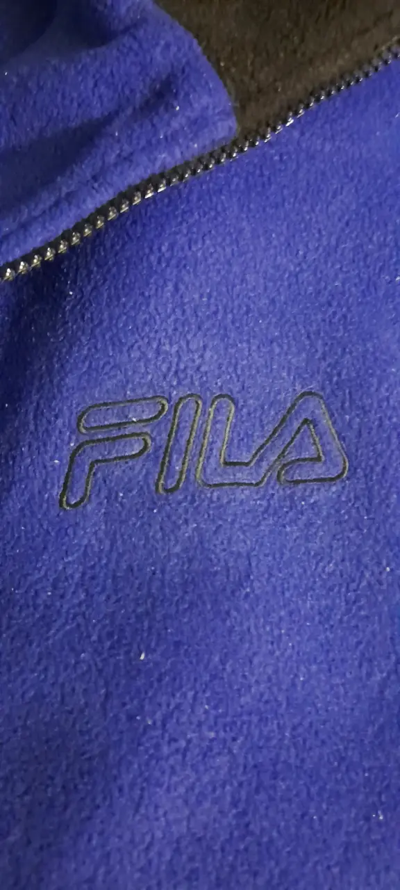 Polar morado con cierre Fila talla XL - 4
