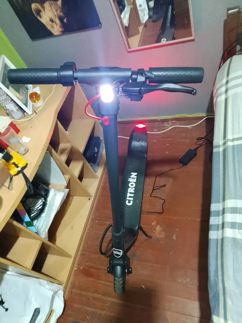 Scooter Eléctrico Plegable Citroën 8.5" Negro - 5