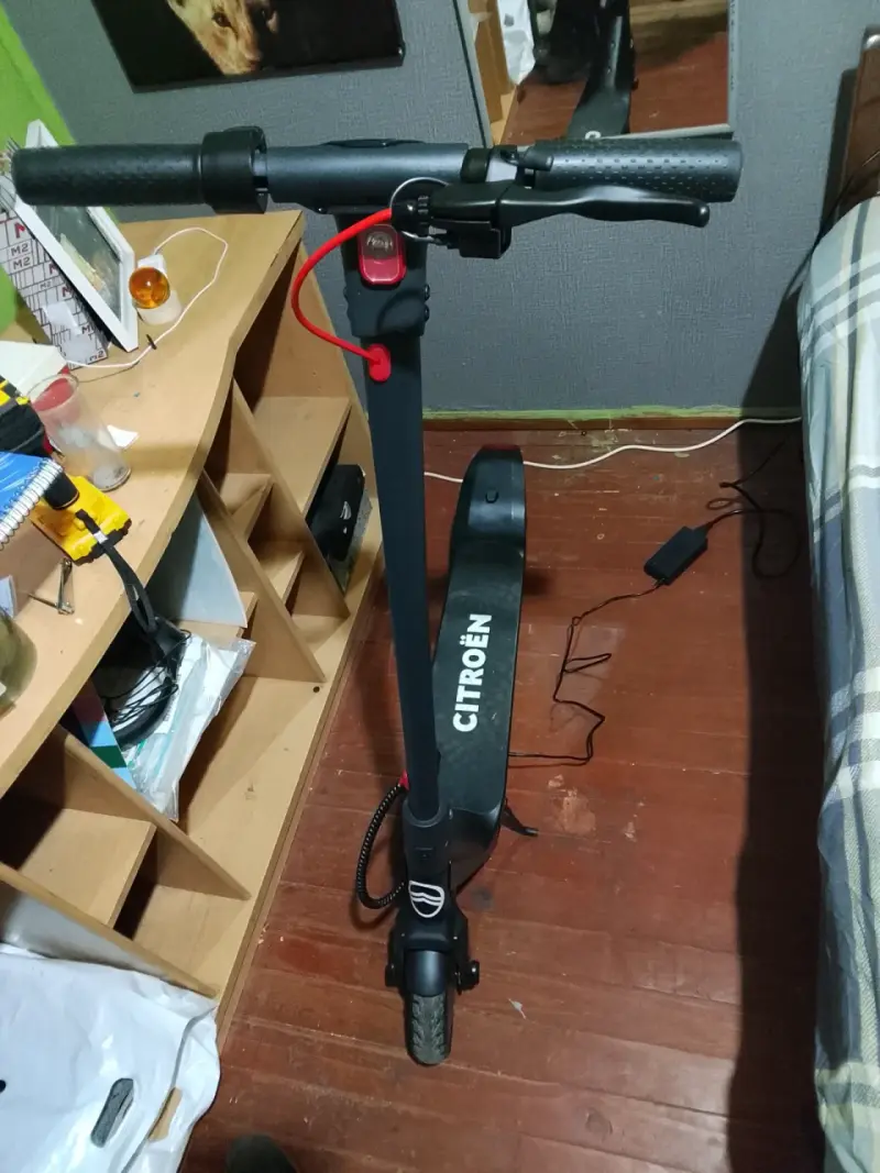 Scooter Eléctrico Plegable Citroën 8.5" Negro - 6