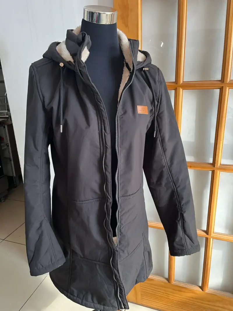 Parka negra con capucha O'Neill para mujer - 1