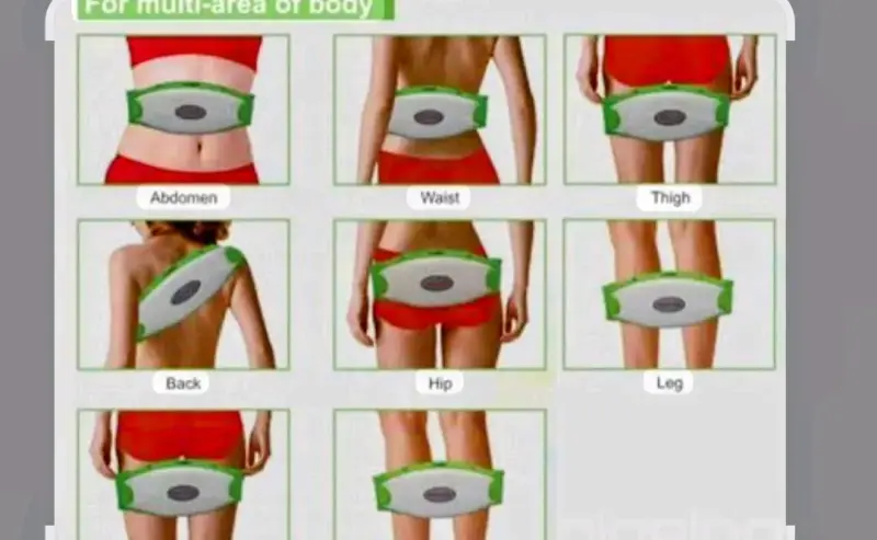 Cinturón Masajeador Eléctrico para Abdomen y Muslos - 2