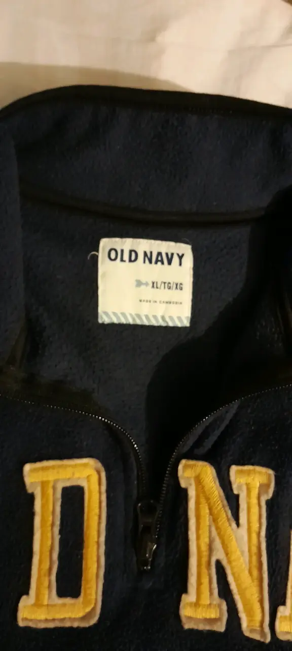 Polerón azul marino Old Navy con cierre - 2