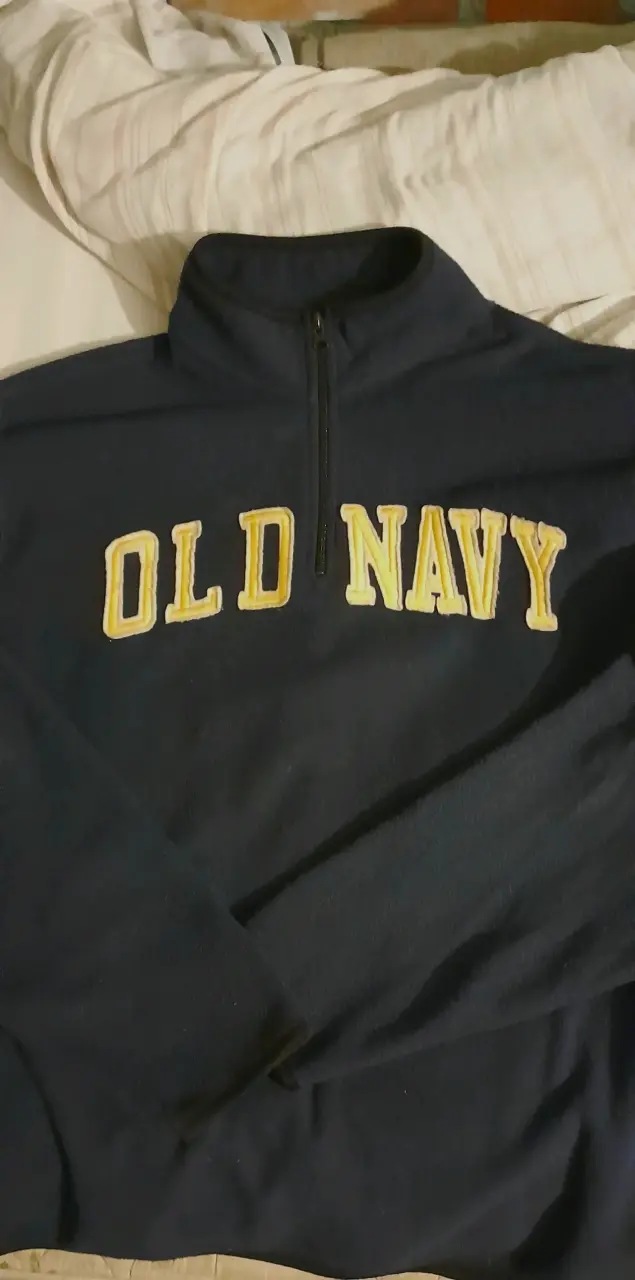 Polerón azul marino Old Navy con cierre - 3