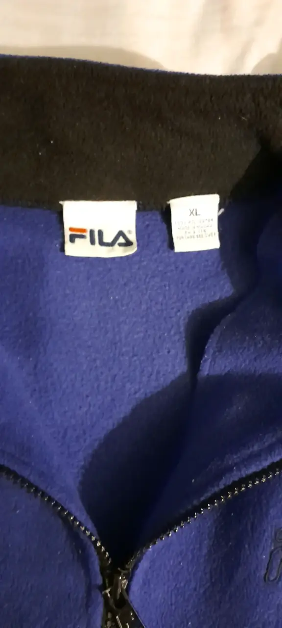 Polar azul con cierre Fila talla XL - 2