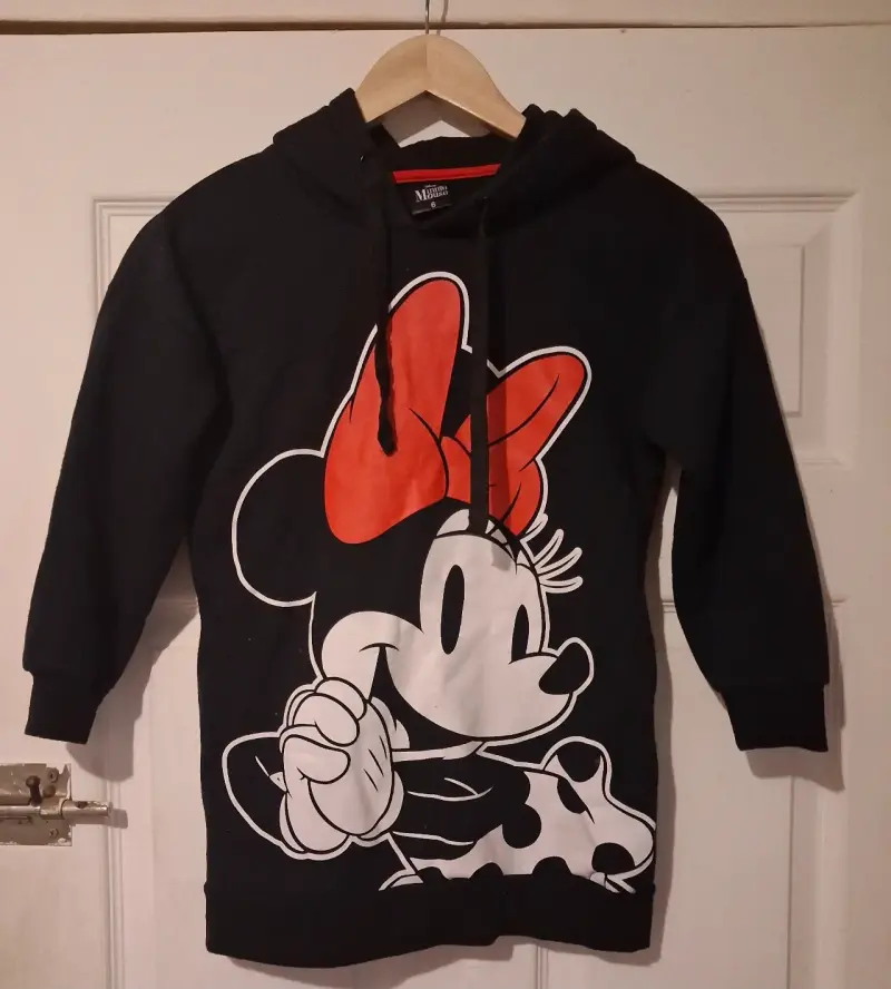 Polerón con capucha de Minnie Mouse para niña