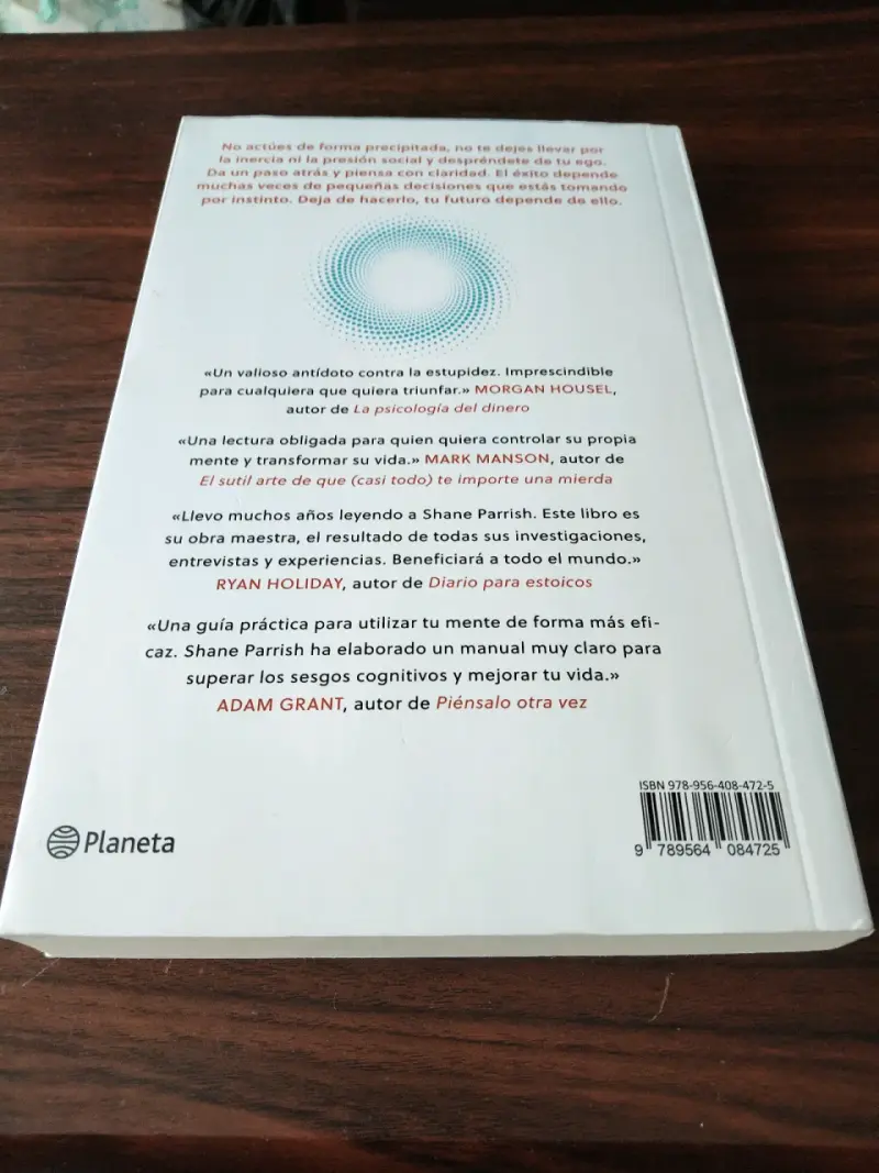 Libro 'Pensar con Claridad' de Shane Parrish - 2