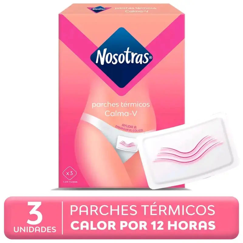 Parches Térmicos Nosotras Calma-V 3 Unidades