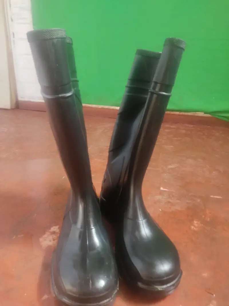 Botas de goma negras para lluvia talla 42 43 - 1