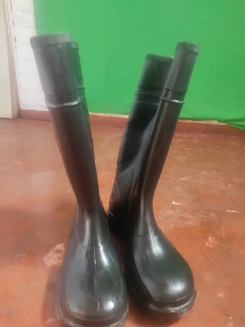Botas de goma negras para lluvia talla 42 43 - 4