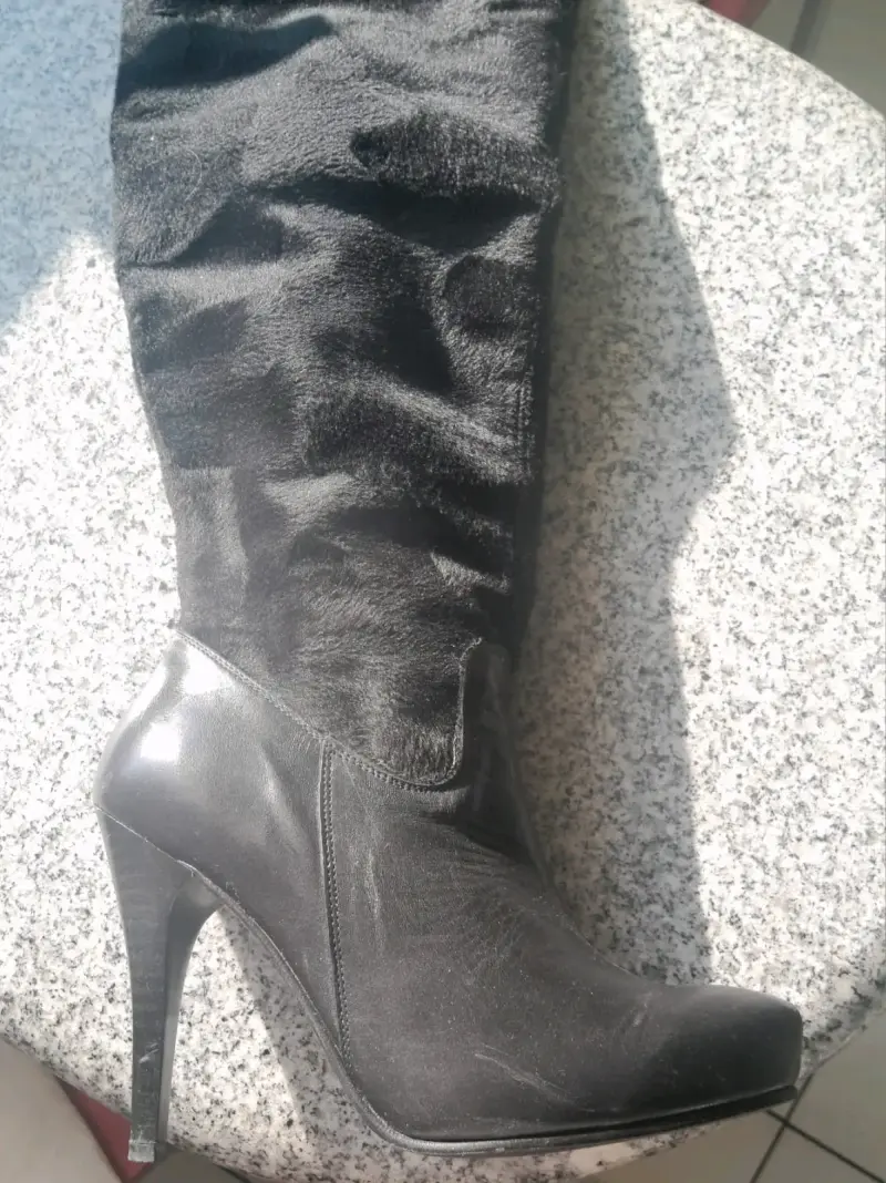 Botas bucaneros negras plataforma - 1