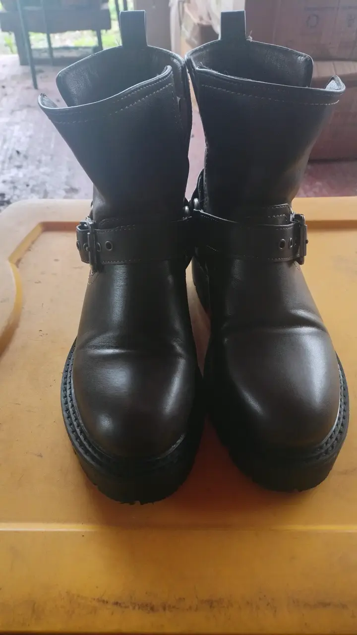 Botines de eco-cuero cafe Sybilla talla 39 - 1