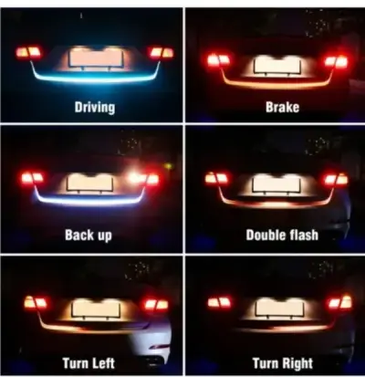 Luz LED trasera para auto multicolor - miniatura 2