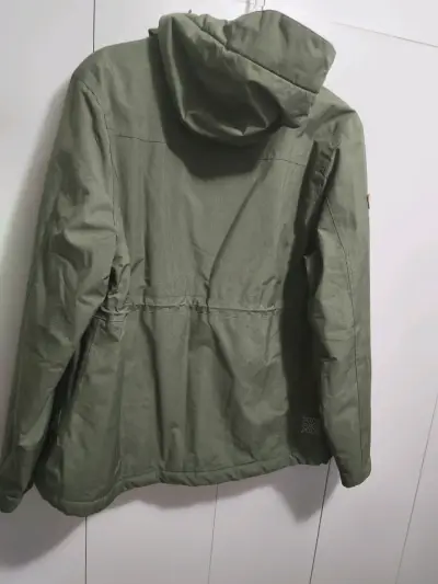 Chaqueta verde impermeable mujer - miniatura 2